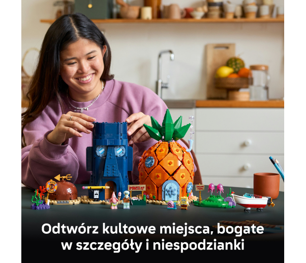 LEGO 11386 ICONS SpongeBob Kanciastoporty: Bikini Dolne - 1596587 - zdjęcie 4